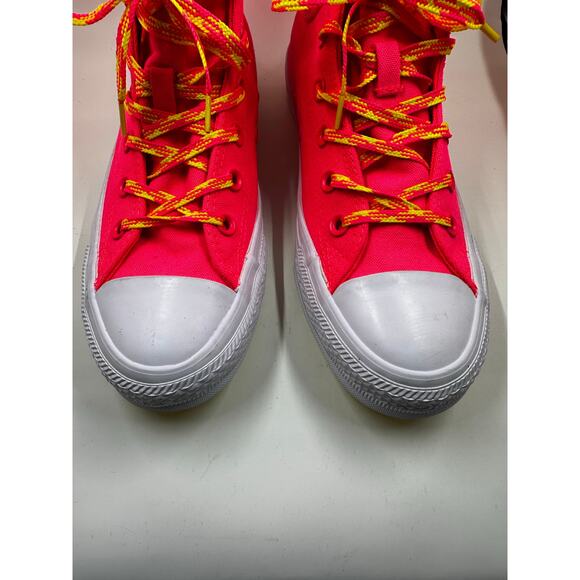 Converse Chuck Taylor All Star Hi Glow Up Pink High Top Sneakers Women’s 8 US - Picture 6 of 14
